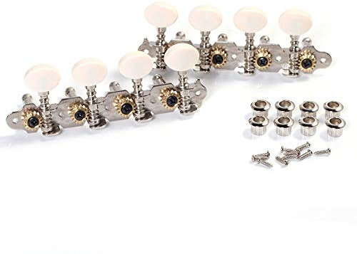 Sarngk Mandolin String Pins Machine Heads String Tuning Pins L + R Pins for Mandolin Instruments Accessories