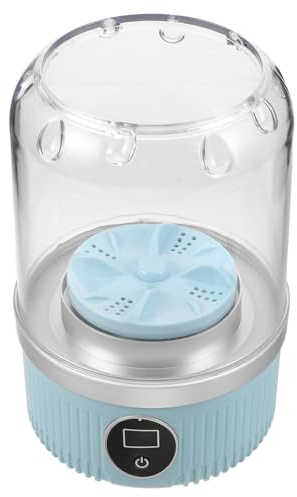 Kleiner Unterwäschewaschmaschine, Wiederaufladbar, 3000mah, Blau | Kunststoffgehäuse, Kompakte Bauform, für Unterwäsche und Feinwäsche, Geeignet für Zuhause und Wohnheim
