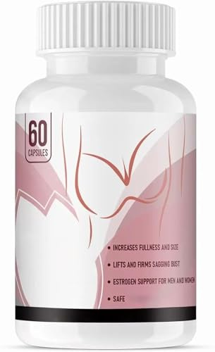 Sollevamento e pienezza del seno - Formula naturale per fermezza e sostegno - Dietetico per donne - 60 Capsule