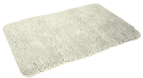 Kinzler J-10008/30 Silber Badematte, Mikrofaser, 80x150 cm