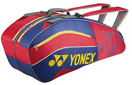 Yonex Schlägertasche Active Series Racket Bag 6er, rot, 75 x 24 x 32 cm, 58 Liter, BAG8526EX-rdbl