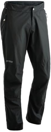 Maier Sports Raindrop M, Herren Wanderhose, Wasserabweisende Outdoorhose für Trekking und Hiking, PFC-frei, mTEX Wetterschutz und Silverplus Netzfutter, Schwarz, 60 (W44/L33)