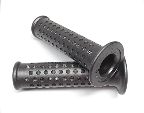 Paar schwarze Lenkergriffe DOMINO SCHWARZ Universal f�r Scooter Zip 50 NRG TYPHOON SCARABEO SR