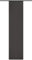 Rollmayer Blickdicht Leinenoptik Schiebevorhang/Flächenvorhang inkl. Beschwerungsstange im 60x200CM Melange (Grau 68, Klettband) Schiebepaneele Schiebegardine Vorhang Raumteiler