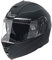Germot Motorrad Klapp-Helm GM 960, kratzfestes Visier, matt-schwarz, XS
