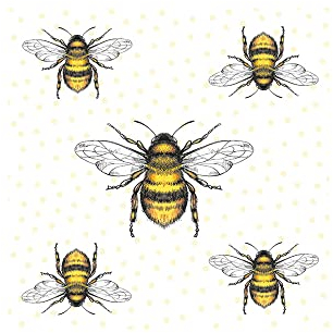 Ambiente Serviette Bienen 5 oder 20 Stück 20 Stück