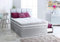 Crushed Velvet Divan Bed Set With Memory Foam Sprung Mattress And Cube Headboard | Storage Drawers Available | Complete Divan Bed Set (Truffle, 4.0FT Small Double 2 Drawer)
