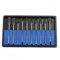 10Pcs Tungsten Carbide Rotary Burr Set, carbide drill bits，Rotary Carving Bits with 1/8” Shank for DIY, Woodworking, Engraving, Metal Carving, Drilling, Polishing