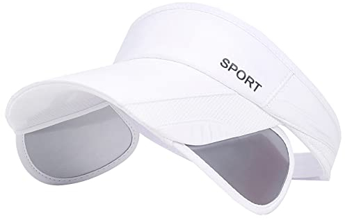 SEAUR Visor Cap Damen Golf Tennis Sport Kappe mit Verstellbar Groß Schirm Outdoor Schirmkappe Sonnenschutz Sonnenhut für Sommer Joggen Radfahren Angeln