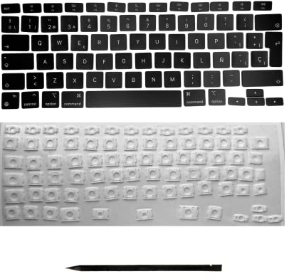 Ersatztasten & Scharniere für MacBook Air 13 (2020) A2337 ES-Layout QWERTY ISO Spanisch