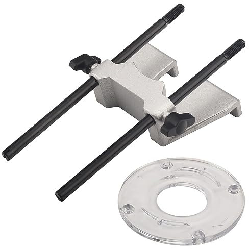 204358001 Edge Guide Assembly & 519233001 Round Sub-Base Compatible with Ryobi P601 18V ONE+ Trim Routers and R2401 Models