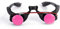 Wudaizhi LED-Lichtbrillen Lustige rote Augen Clownbrillen für Weihnachten Halloween Wild Clubbing Geburtstagsparty