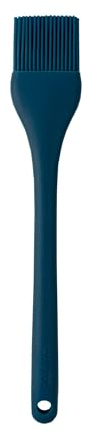 MASTRAD - Pinceau Cuisine Silicone - Monobloc - Résiste à la Chaleur (300°C) - Passe au Lave-Vaisselle - Bleu