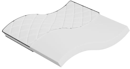 vidaXL Matratze Schaumstoff Mittelweich 180x200 cm