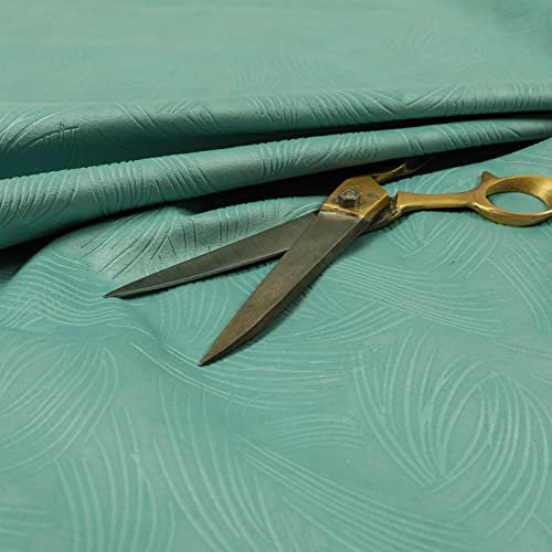 Redbrick Mill Fabrics Schwer entflammbarer Moleskin-Strukturstoff, stumpfer Samt, Krallenmuster, Vorhang, Möbel, Polsterstoff, blau, Meterware