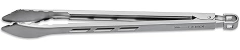 F. Dick Pinza per barbecue, 40 cm, design stabile, adatta anche per grandi griglie, con meccanismo di chiusura, pinza universale 90156402