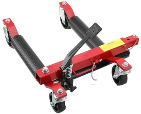 YILIKISS 1500lb Hydraulic Wheel Skates Dolly Car Skates Vehicle Positioning Jack Tyre Lift Trolley