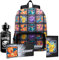 Pokemon Rucksack Kinder Set 4 Teilig Trinkflasche Federmäppchen und Lunchtasche oder Anime Geldbeutel für Schule Kita Freizeit (Multi 4er Set)