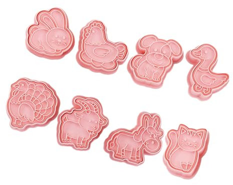Cabilock Moldes De Galletas Animales Reutilizables Cortador De Galletas y Para Hornear