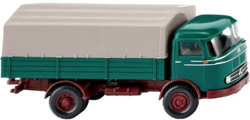 Wiking 043403 H0 LKW Modell Mercedes Benz LP 321 Pritschen-LKW, opalgrün
