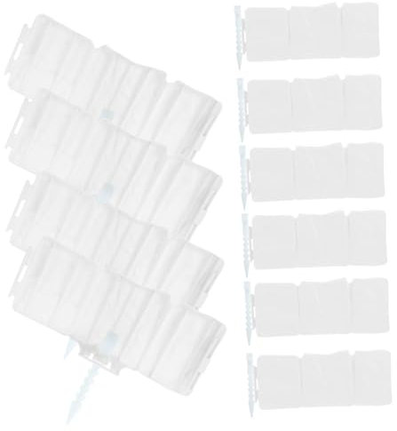 YARNOW 1ensemble Clôture De Jardin Plastique Imite Bordure De Jardin avec Piquets Fixateurs pour Aménagement Paysager Et Animaux Installation Facile Et Pratique