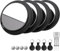 Bnlei Traceur d'objets Air Tracker Tag Compatible Apple Localiser | Find My pour Clés, Portefeuille, Bagages, Voiture, Animaux de Compagnie Chiens et Chats- iOS Uniquement (Noir, 4-Pack)