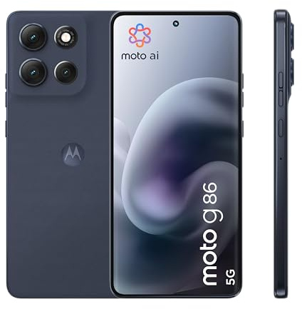 Moto g 86 8, 256 Go, Smartphone debloqué, écran 6,67, Appareil Photo 50 MP, Batterie 5200 mAh, Spellbound (Gris), Coque de Protection et câble USB C Inclus