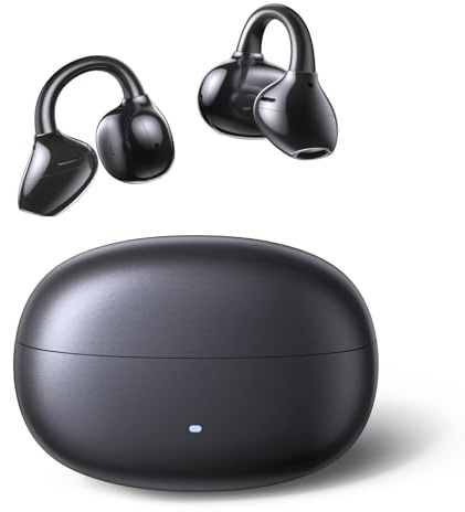 UGREEN ClipBuds Pro Auriculares Inalambricos Adaptativa Híbrida Hi Res 32H | Auriculares Deportivos Cancelación Activa de Ruido Adaptativa BT 6.0 Audio Espacial Conexión Multipunto Carga USB C IPX5