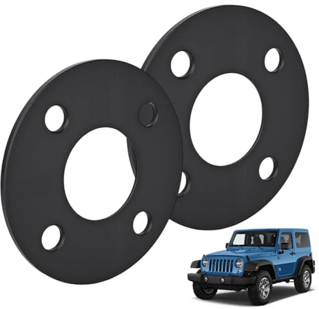 4x100mm Spurverbreiterung, 2pcs 5mm Spurplatten, Nabenbohrung 57.1mm | Ersatz für E30 BMW 318i 325i 325e VW Golf Jetta Audi, M12x1.5 Stehbolzen & Nabenbohrung 57.1mm