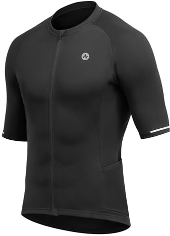Nepest Radtrikot Herren Kurzarm Fahrradtrikot Herren, 6 Taschen, UPF50+ | Rennrad Trikot Herren Kurzarm, Atmungsaktiv, Schnelltrocknend, Reflektierend, Eng Anliegend, MTB Trikot, Fahrrad, Sommer