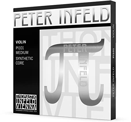 Thomastik Cuerdas para violín Synthetic Core Peter Infeld juego 4/4 Mi en estano
