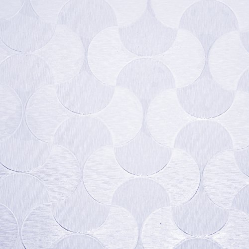 Venilia Fensterfolie statisch Vitrostatic Spirale Sichtschutz Folie, PVC, ohne Phthalate, transparent, 45cm x 1,5m, 200µm (Stärke: 0,2mm)