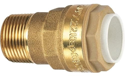 Raccord laiton droit à emboîtement M 1/2 Ø 20 mm Itap-Fit Itap | Raccord laiton droit à emboîtement - M 1/2' - Diamètre 20 mm - Itap-Fit - Itap