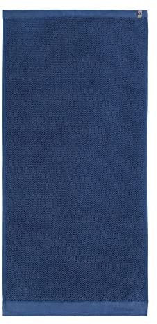 ESSENZA Handtuch Connect Organic Uni Blau, 60x110 cm - 100% Baumwollfrottier - Uni