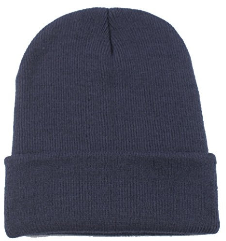 KUYOU Neutral Winter Fluoreszierend Strickmütze Strickmütze Strickmütze Skull Cap - Grau - Einheitsgröße