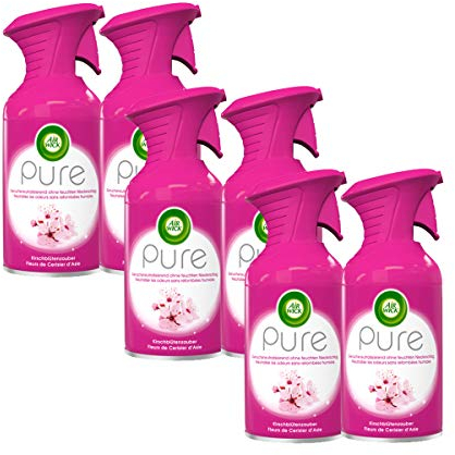 Air Wick Premium Spray Pure Cerisiers magique Duo Pack Lot de 3 (3 x 2 x 250 ml)