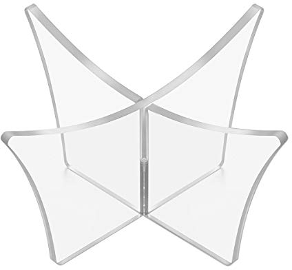 VOSAREA Ball Ständer, Acryl Ballhalter, Basketball Ball Ständer Ballhalterung Transparent Display Halter Ballständer für Basketball Fußball Volleyball Rugby Ball