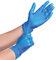 100 (1 Box) x BLUE Vinyl Powder Free Gloves Disposable Food Medical etc. (Large)