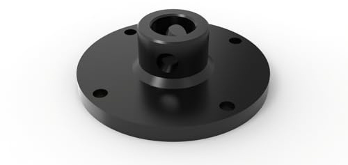 Joma-Tech | Rotatorflansch Ø 50 mm ohne Befestigungsset | für Drehmotor, Rotator, Verladezange