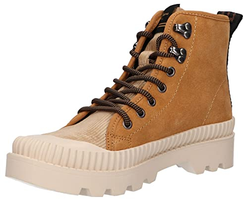 Pepe Jeans London Ascot Desert, Bota de Moda Mujer, Marrón (879 Marrón), 39 EU