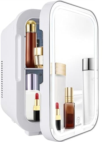 ZLPTEAM Mini Fridge 8 Litre Mini Fridge Skin Care Beauty Cooler