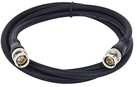 Kaunosta SDI Cable BNC Male to BNC Male Coaxial Cable 4.9FT/1.5M for 4K HD SDI BMCC Video Camera Monitor Recorder