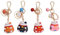 4 Pièces Porte-clés Forme Chat Porte-bonheur, Porte-clés Chat Porte-Bonheur, Keychain Chat Pendentif, pour Pendentif Porte-clés, Ornement Sac, Cadeau Porte-clés