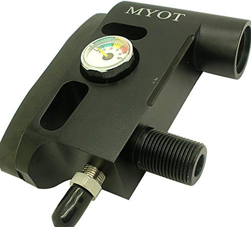 SQOTDR Schwarzer 30 mPa Hochdruck-U-Adapter-Anschluss für Condor PCP Airforce Airgun AirRifle