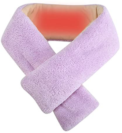 TianWlio Pad-Schal beheizbarer wärmender Damen-für-Herren-Temperatur-Heiz- und Halswärmer mit Hals konstanter Wickelschal Schal Damen Schwarz Blau