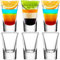 SuproBarware Shot Glass Set 1.2 Ounce Tequila Shot Glasses Set of 6 with Heavy Base,Clear Shot Glass Bulk Small Glass Cup