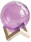 ＡＷＨＡＯ Récipient de Vase à Fleurs Moderne avec, Vase en Verre Sphérique pour événements, Plantes Légères, Arrangements Floraux, Décoration de La Maison, Violet