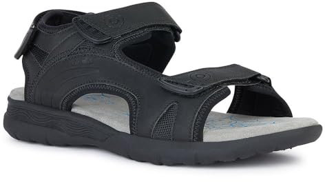 Geox Homme U Spherica Ec5 A Sandales de Sport, Noir, 42 EU