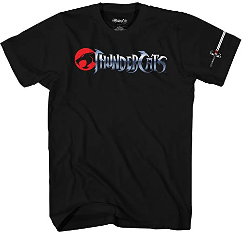 ThunderCats Logo Sword of Omens Herren-T-Shirt für Erwachsene, Schwarz, L