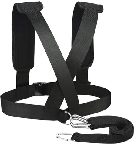 ABOOFAN Cintura Porta Pesi Regolabile con Anello a D E Ganci Fascia Resistente per Allenamento velocità E Supporto per Corsa E Palestra Basket Calcio Fino a 220 Lbs